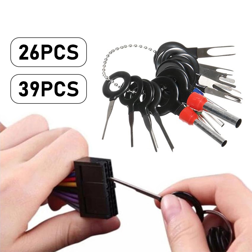 26/39 PCS Car Terminal Connector Extractor Puller Needle Ejector