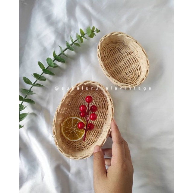 Oval rattan basket** | Shopee Philippines
