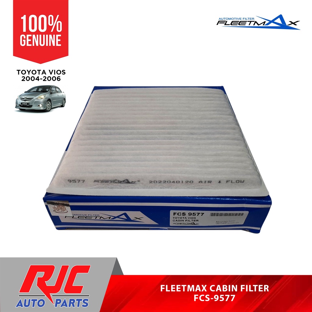 Fleetmax FCS-9577 Cabin Filter For Toyota Vios , Camry , Previa , Prado ...
