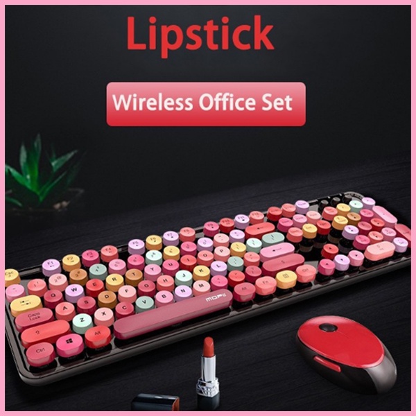 2FR5 【RDY Stock】Mofii Wireless Mechanical Keyboard with Mouse USB 2.4G
