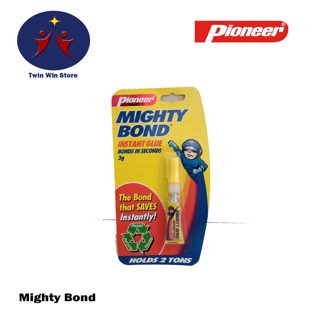 Pioneer Mighty Bond Instant Glue per piece | Shopee Philippines
