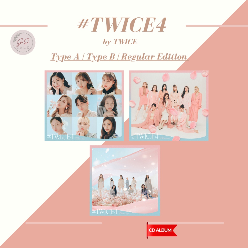 #TWICE4 By TWICE | Type A B Regular Edition | Premium Ticket JAPAN ...