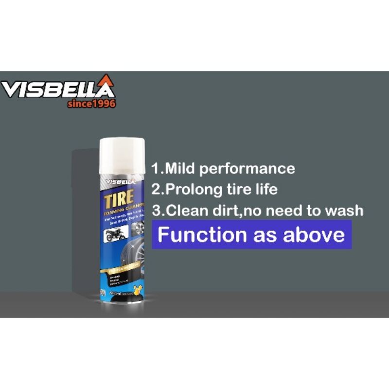 Visbella Tire Foaming Cleaner 750ml Shopee Philippines