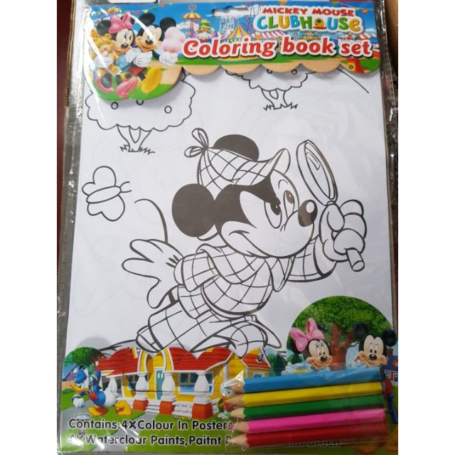 MICKEY MOUSE COLORING SET | Shopee Philippines