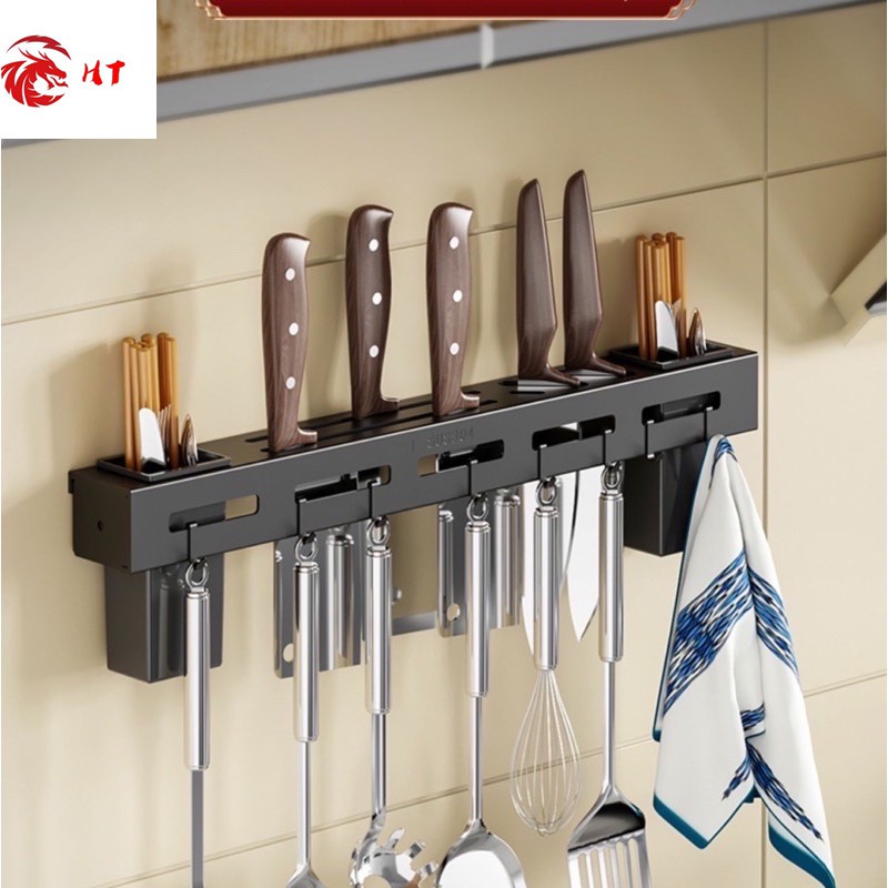 Stainless Steel Hanging Knife Organizer Wall Mounted Kitchen Organizer ...