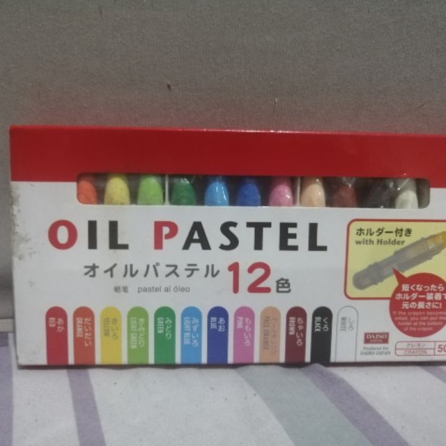 24 Oil Crayons - Daiso Japan Middle East