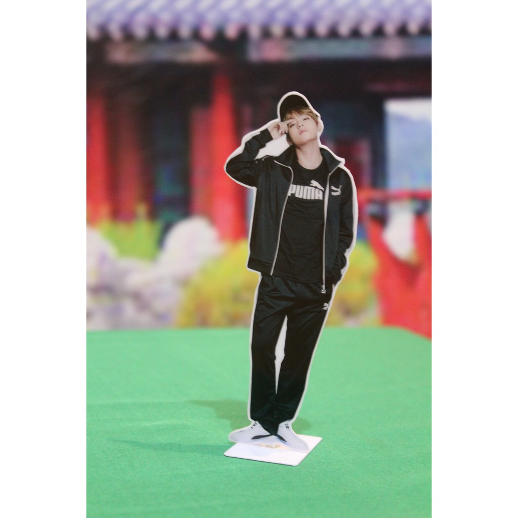 5 inches Bts Kim Taehyung Standee P uma version 2 BW Bts V Shopee Philippines