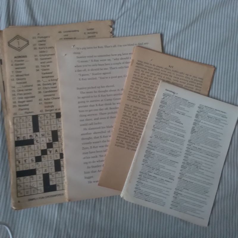 Book Pages (Used Recycled Papers) | Shopee Philippines