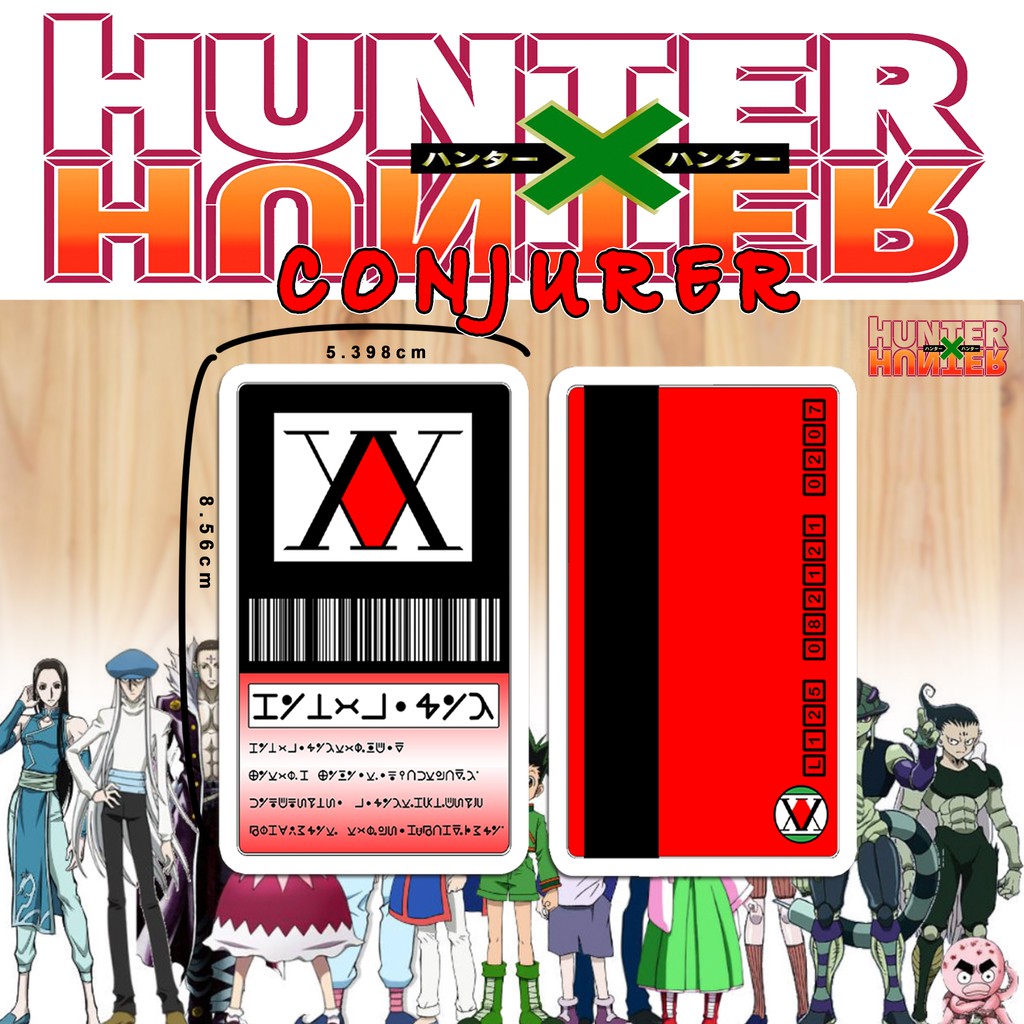 Hunter X Hunter Conjurer licensed ID card customize NEN TYPE | Shopee ...