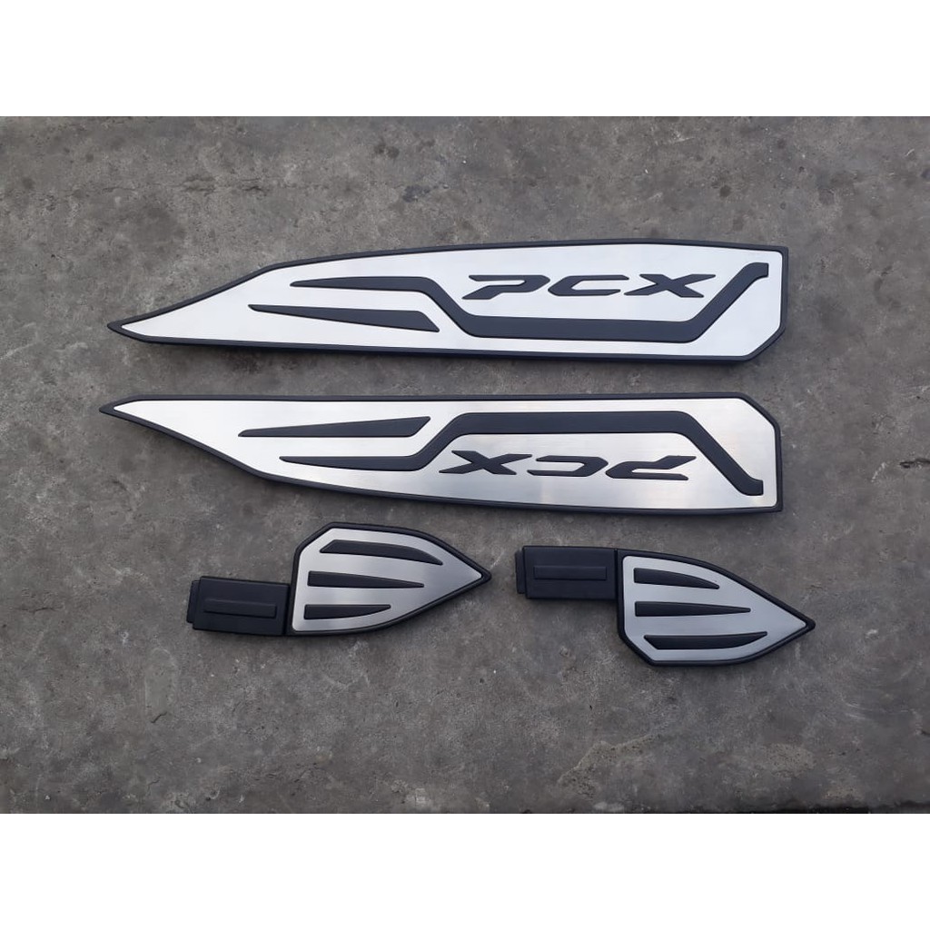 Borders Footrest Honda PCX stainless ORI | Shopee Philippines