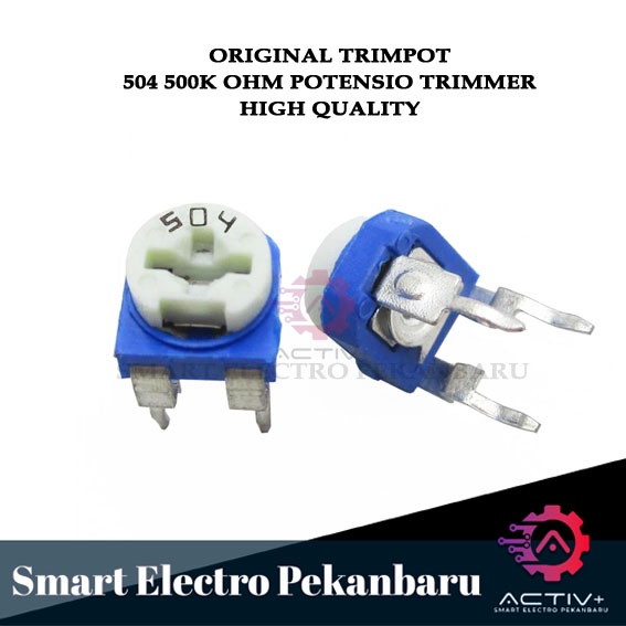 Original TRIMPOT 504 500K OHM POTENSIO METER Trimmer Variable Resistor ...