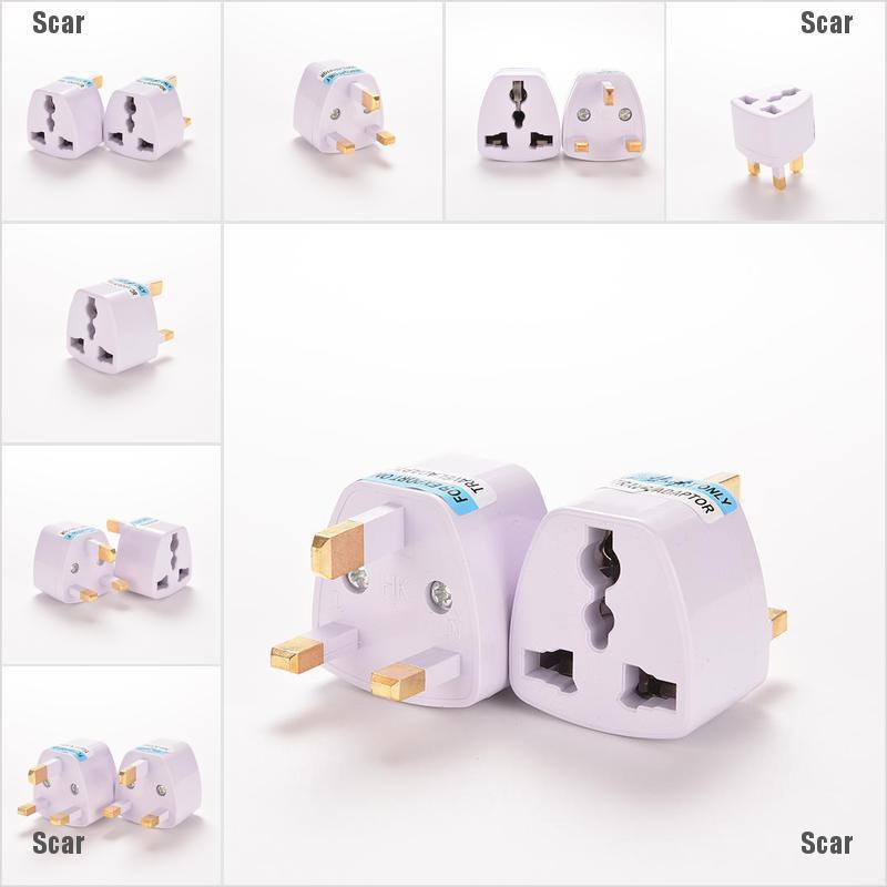 Scar Universal Travel Adapter AU US EU to UK 3 Pin AC Power Plug ...