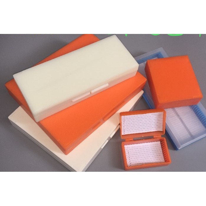 Biological specimen box Template box - microscope slides 25, 50, 100 ...
