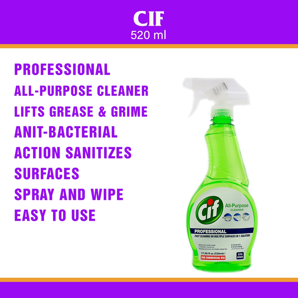 Cif Professional All Purpose Cleaner 520 mL Shopee Philippines