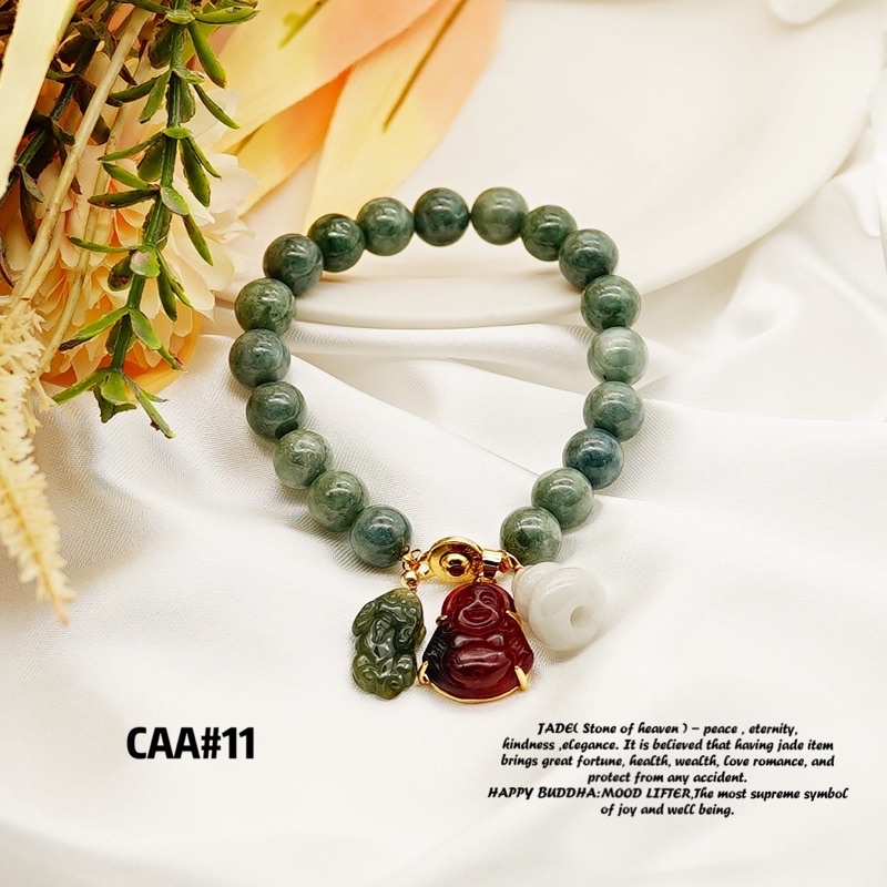 Buddha jade clearance bracelet