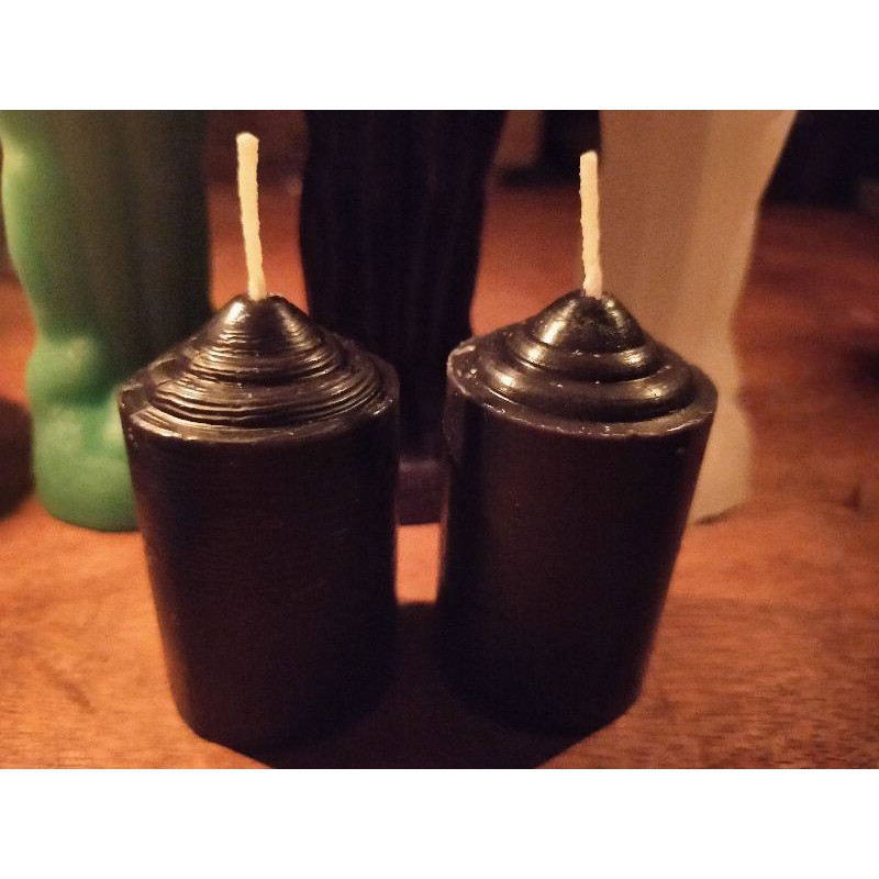 Black Ritual Candles (Vigil 2 big) | Shopee Philippines