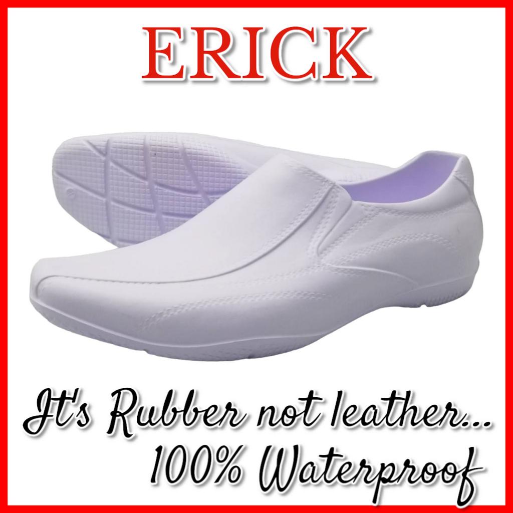 DURALITE Erick Men's Lightweight and Waterproof Rubber Shoes (White