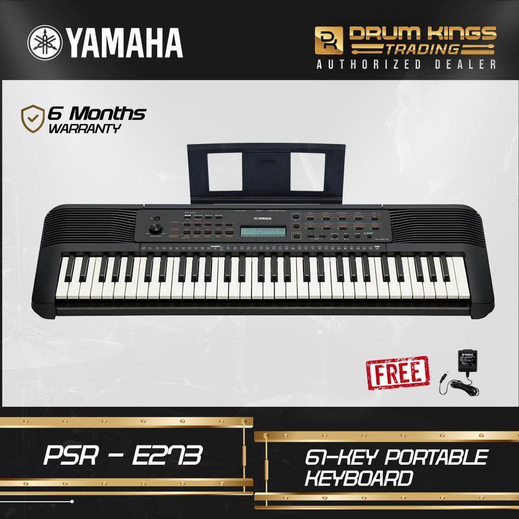 Yamaha PSR E273 61-Key Portable Keyboard (No Stand Included) | Shopee ...