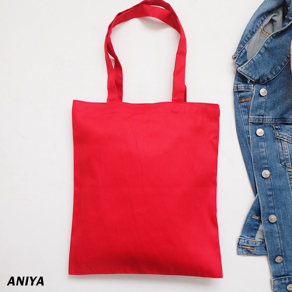 ANIYA CLOTHING Ang Saya-Saya Magtrabaho Unisex Canvas Tote Bag | Shopee ...