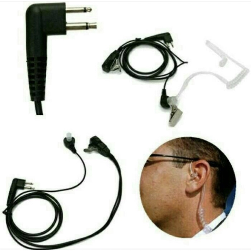 Headset HT FBI Passport Motorola CP 1660 CP 1300 GP 2000 GP 3188 ...