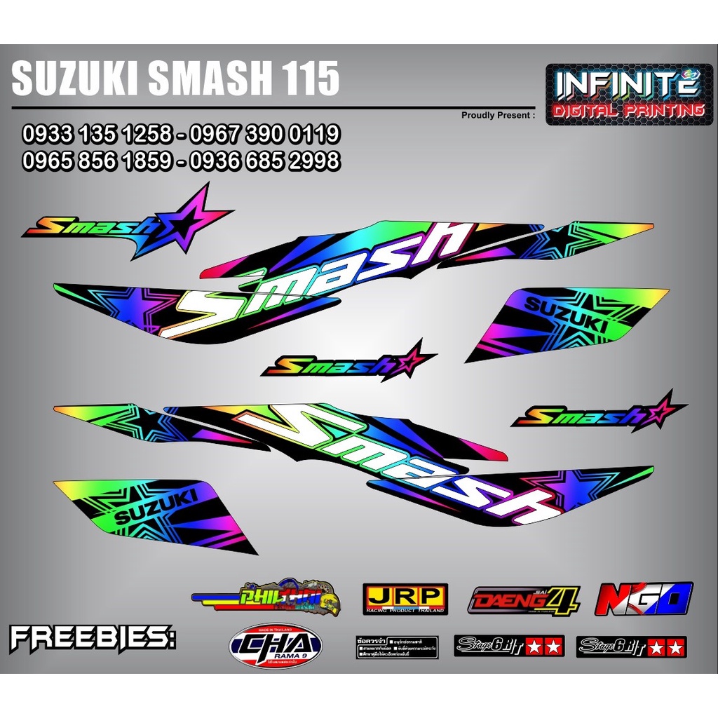 SMASH 115 DECALS STICKER ( LIMITED EDITION ) | Shopee Philippines