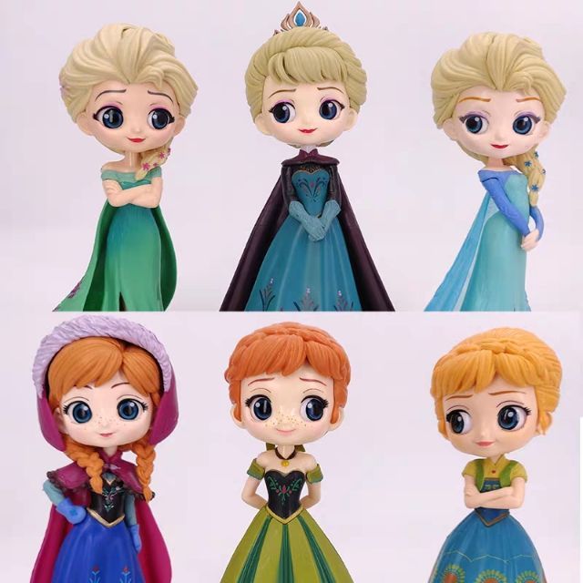 Princess Elsa And Anna Toys Cake Topper Shopee Philippines