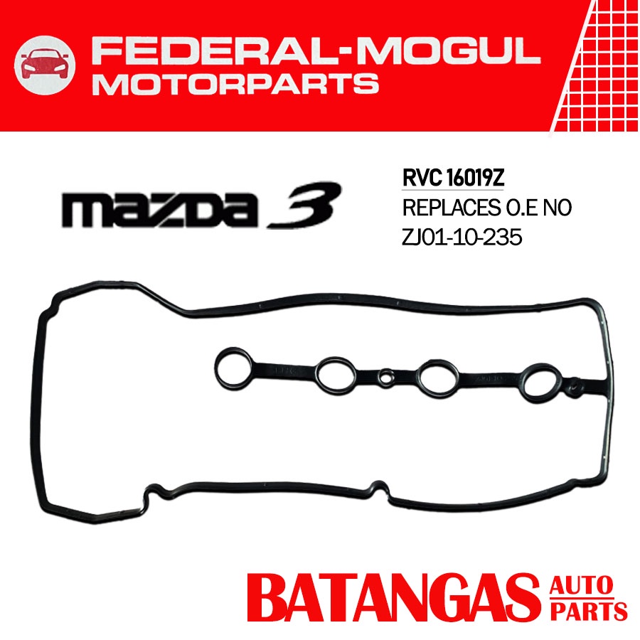 VALVE COVER GASKET Mazda 3 1.6 2004 RVC 16019Z ZJ01 10 235