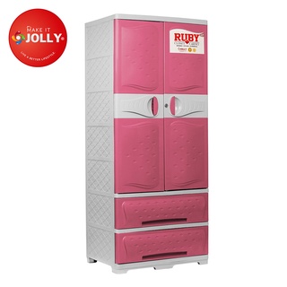 Ruby Closet Cabinet with 2 Big Drawer - Jolly Plastic