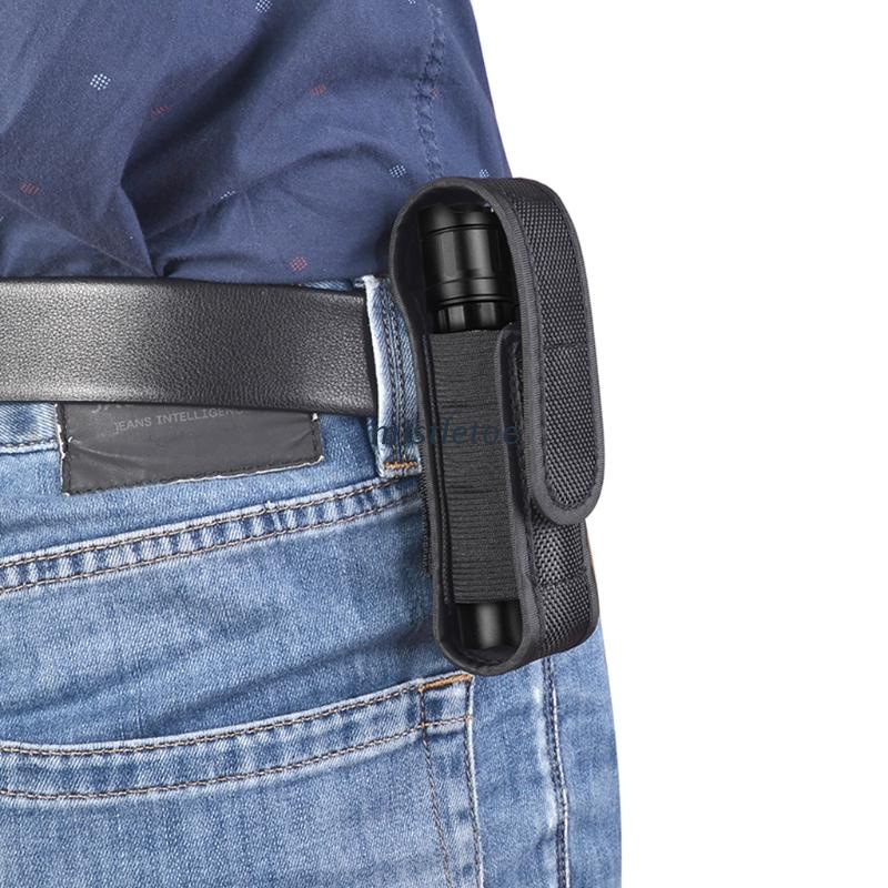 MIS Universal Nylon Belt Flashlight Holder Holster Bag Pouch for FENIX