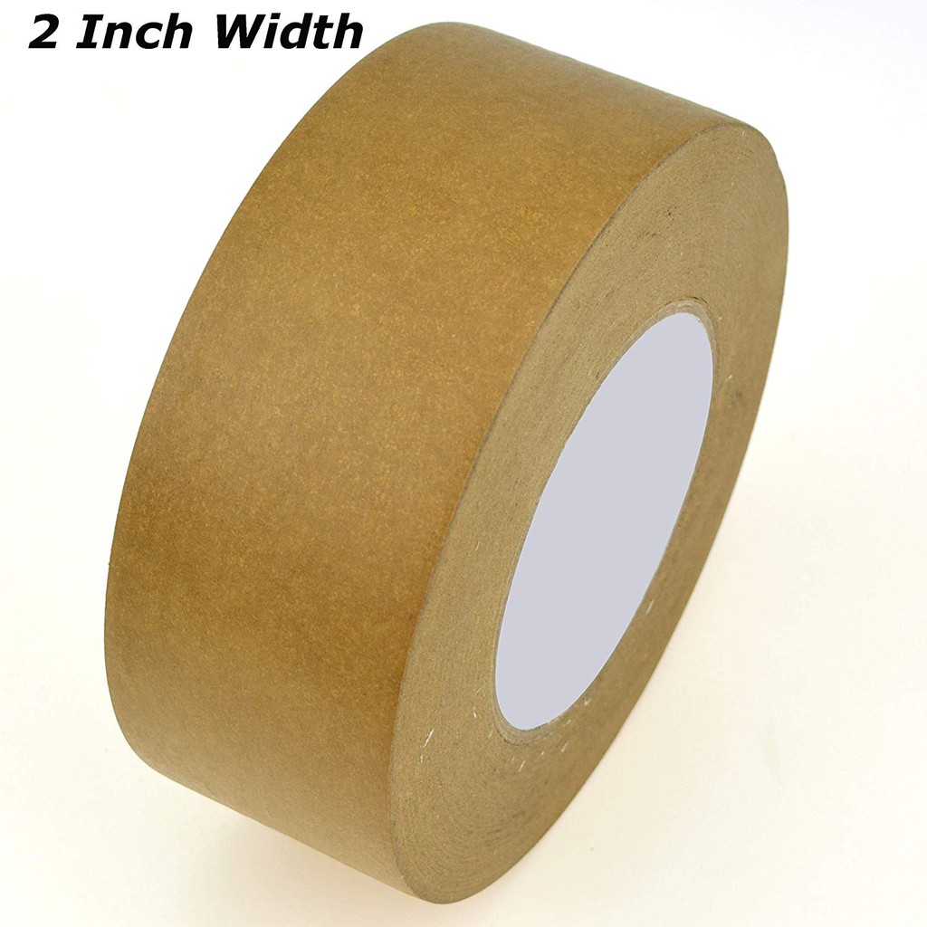 2 Inch, Eco-Friendly Kraft Brown Paper Tapes, 50 Meters