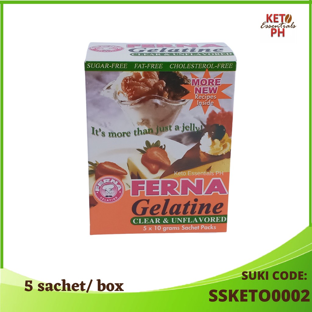 Ferna Gelatine unflavored Keto Friendly Shopee Philippines