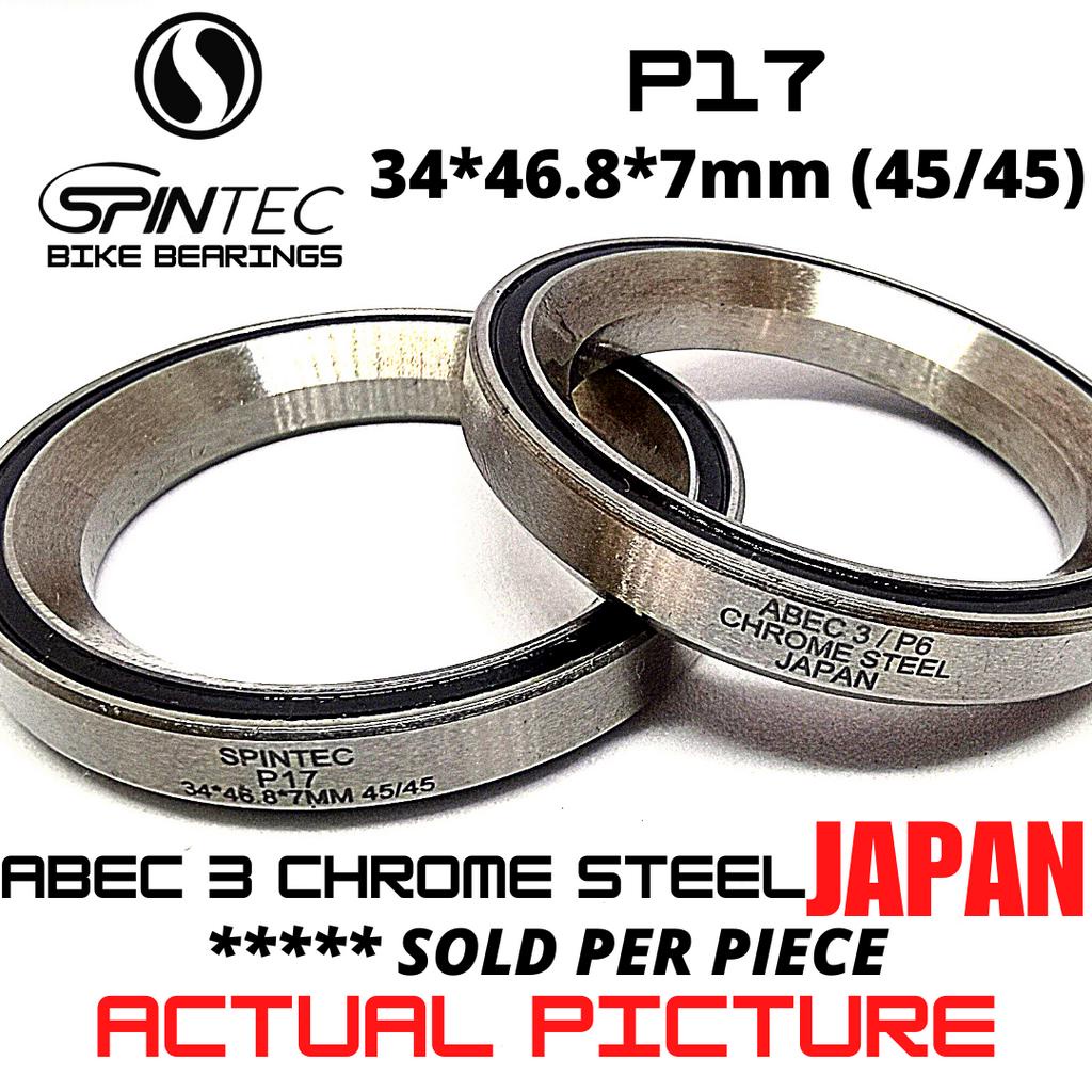 SPINTEC 47mm / P17 / MR168 11/4 Japan Chrome Steel Rubber Sealed