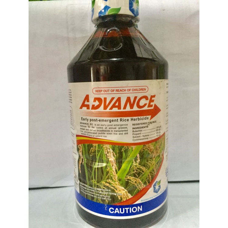 Advance Early postemergent rice herbicide 500mL Shopee Philippines