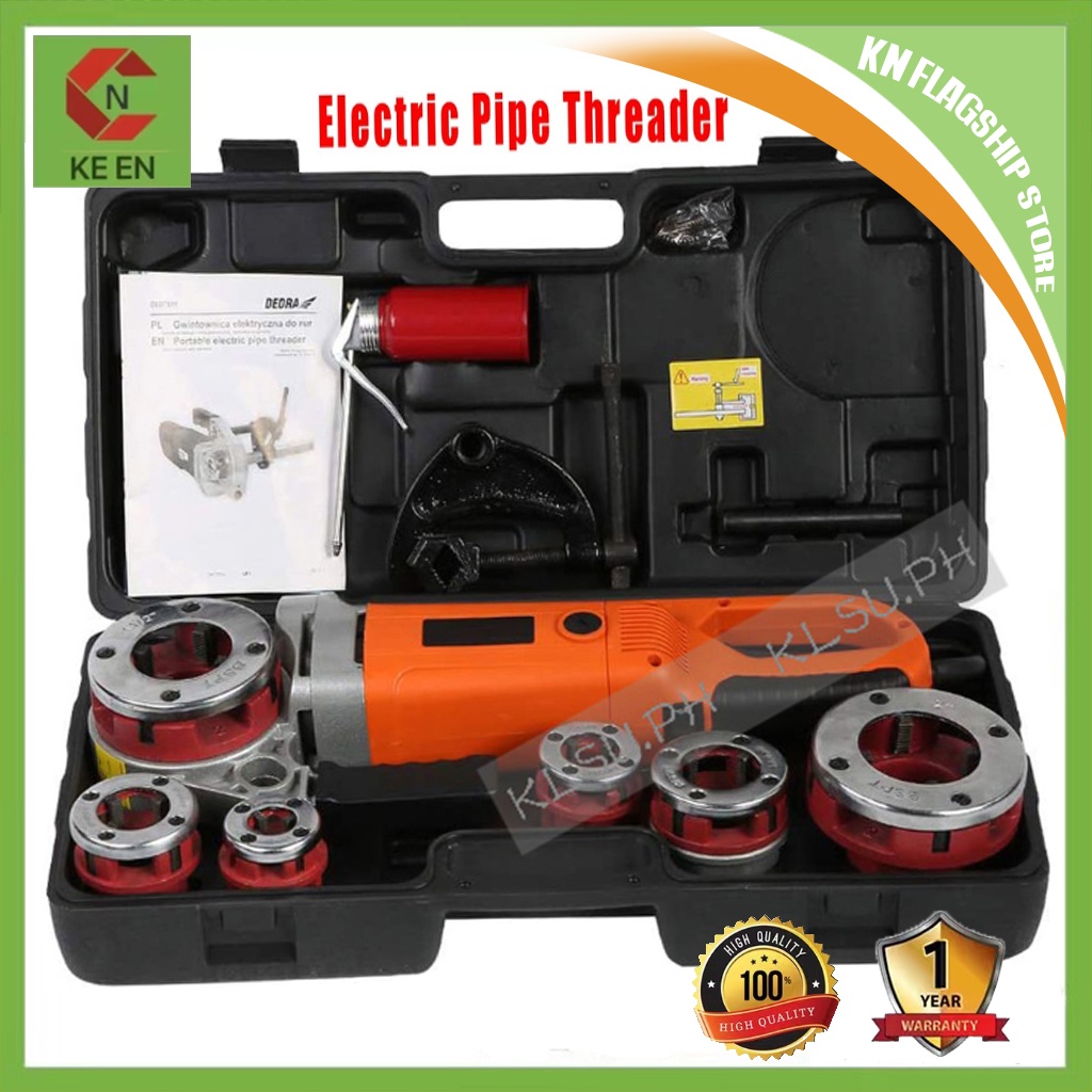 Electric deals pipe threader