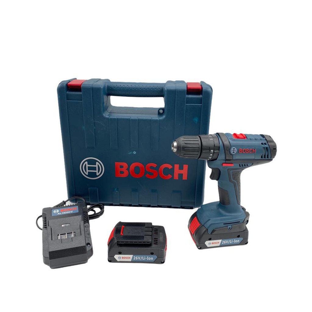 BOSCH 26V High Quality Cordless Hammer Drill Set Shopee Philippines