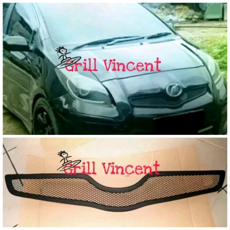 Grill Toyota Yaris 2009 2010 2011 Sporty mesh Model | Shopee Philippines
