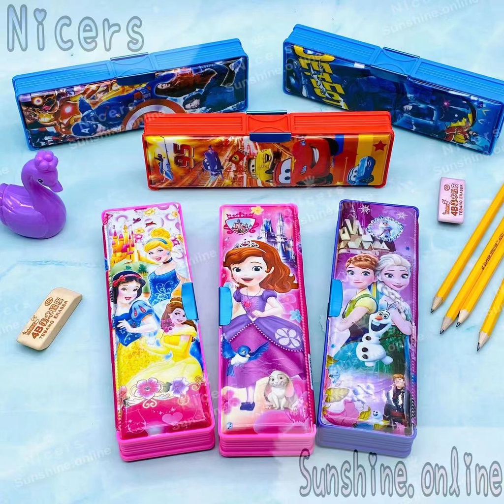B6970 Plastic Pencil Case Pencil Box 18.3*5.8*3.2cm Shopee Philippines