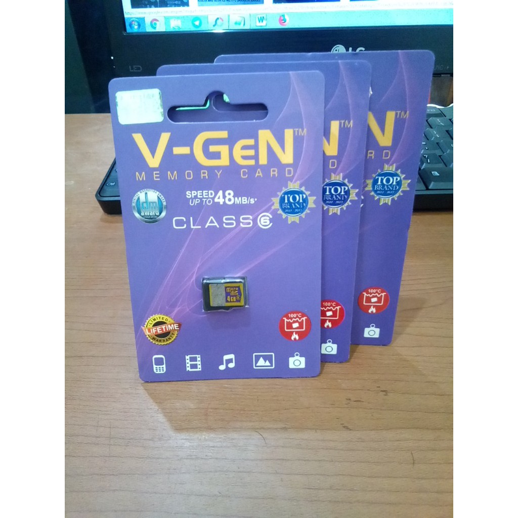 ORIGINAL V-GEN 4 GB CLASS 6 MEMORY | Shopee Philippines