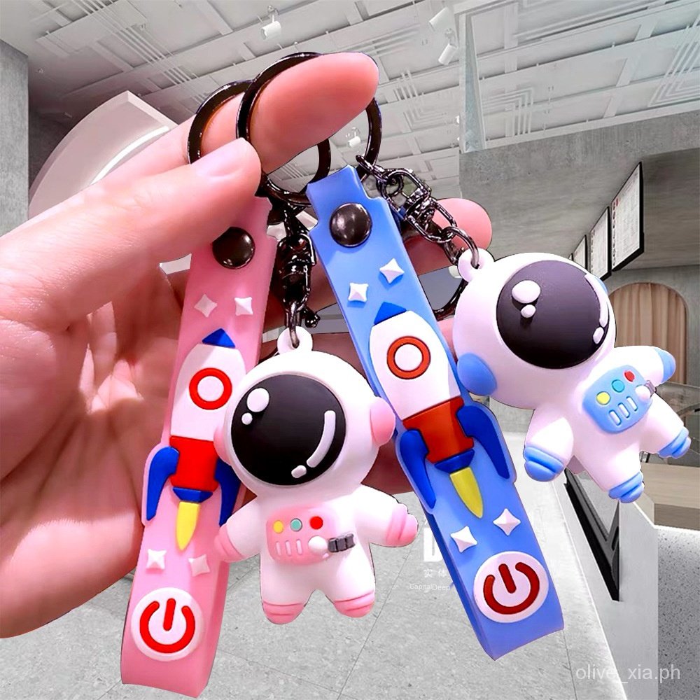 Mini Creative Cute Soft Astronaut Keychain Car Bag Pendant | Shopee ...