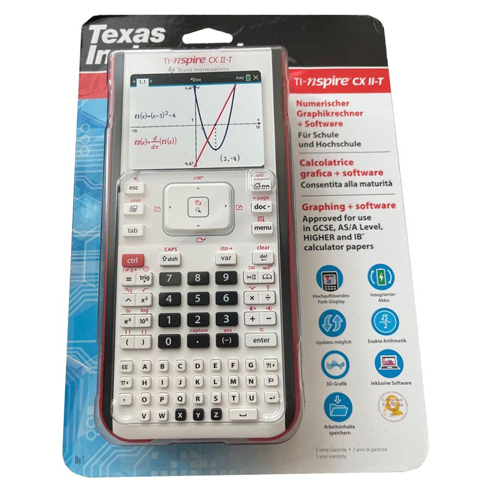 Texas Instruments TINspire CX IIT Graphing Calculator (White
