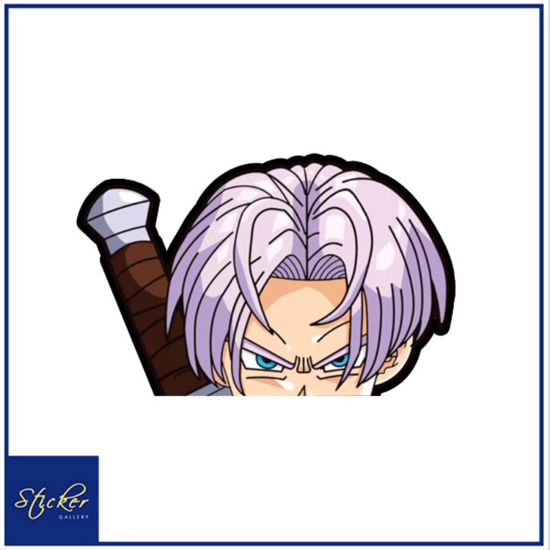 TRUNKS PEEKER DRAGONBALL Waterproof Vinyl Sticker | Shopee Philippines