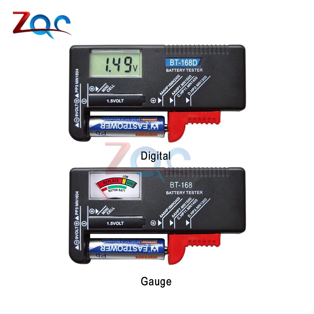 Universal Battery Tester BT168D Digital / BT168 Gauge Battery Voltage