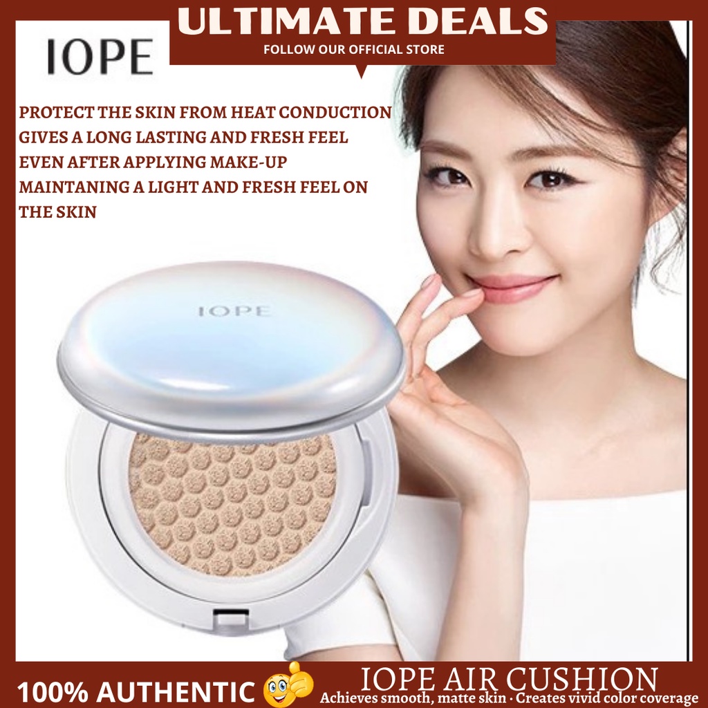 Original 100 Korean IOPE Air Cushion SPF 50+/PA+++ ( Made in Korea