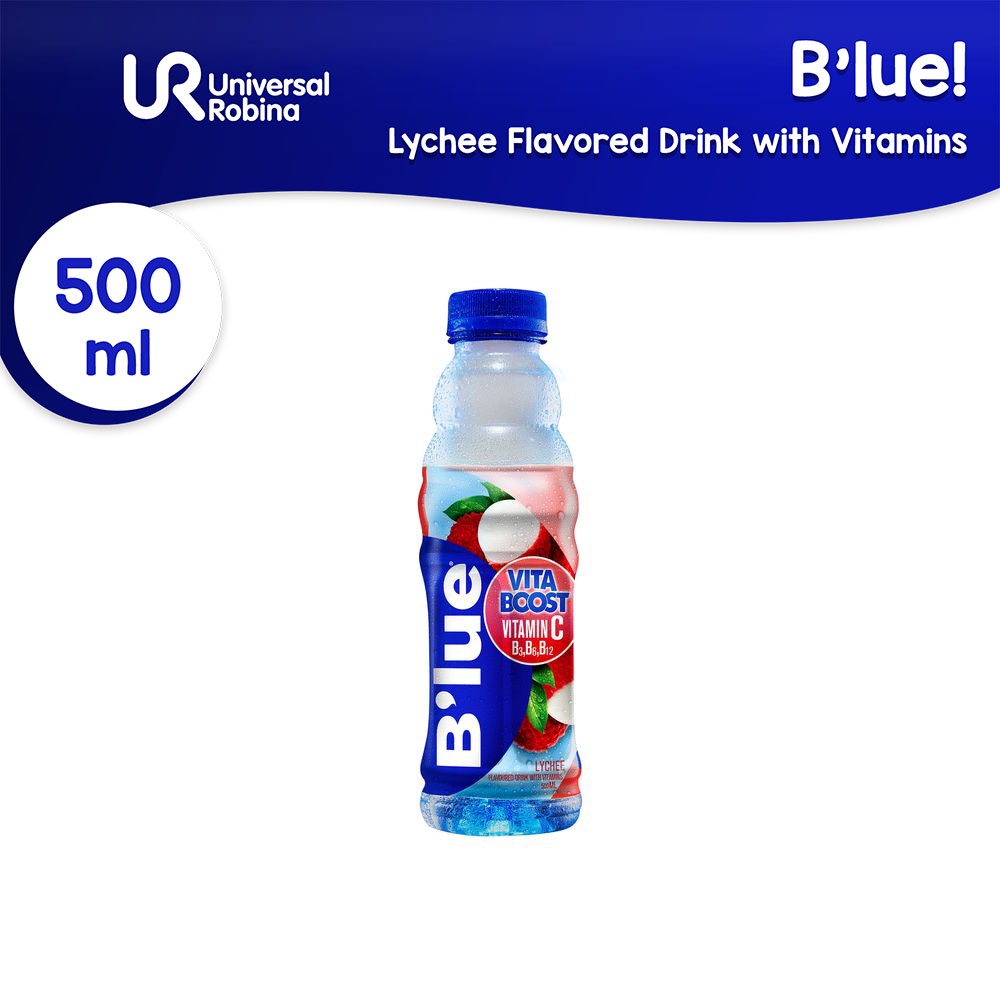 B&amp;#39;lue Lychee Flavoured Vitamin Drink (500ml) | Shopee Philippines