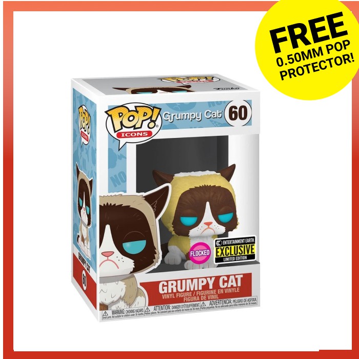 Icons Grumpy Cat (Flocked) [Entertainment Earth Exclusive] #60