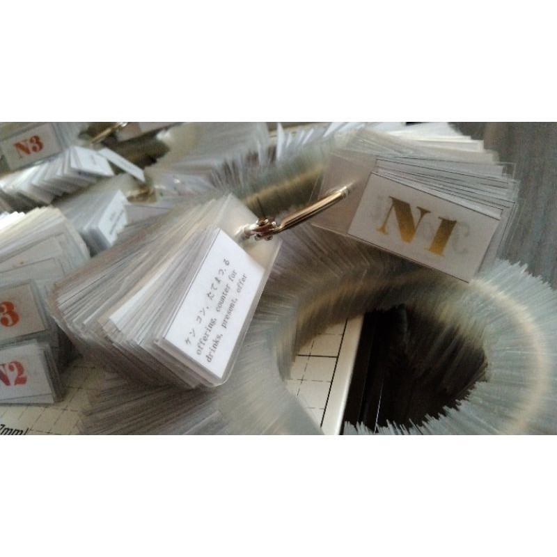 JLPT N1 Level Kanji Laminated Flashcard Shopee Philippines