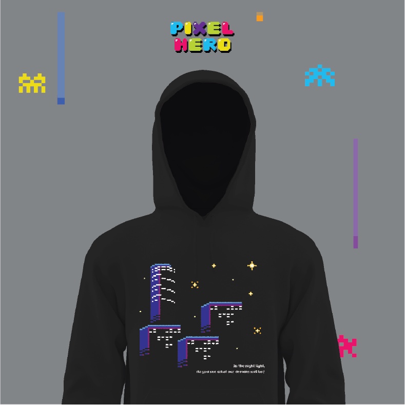 Pixel Hero Hoodie Jacket: City Dreams | Shopee Philippines