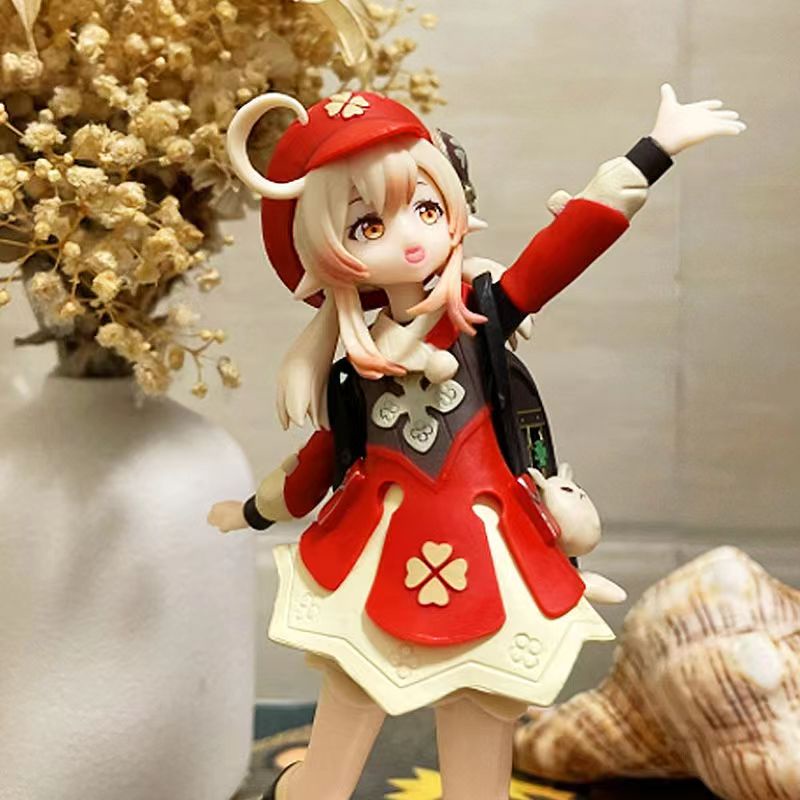 Figurine Klee Genshin Impact - 17 Cm - PVC - Statue D'action Collection - Décoration Anime - Cadeau Fan