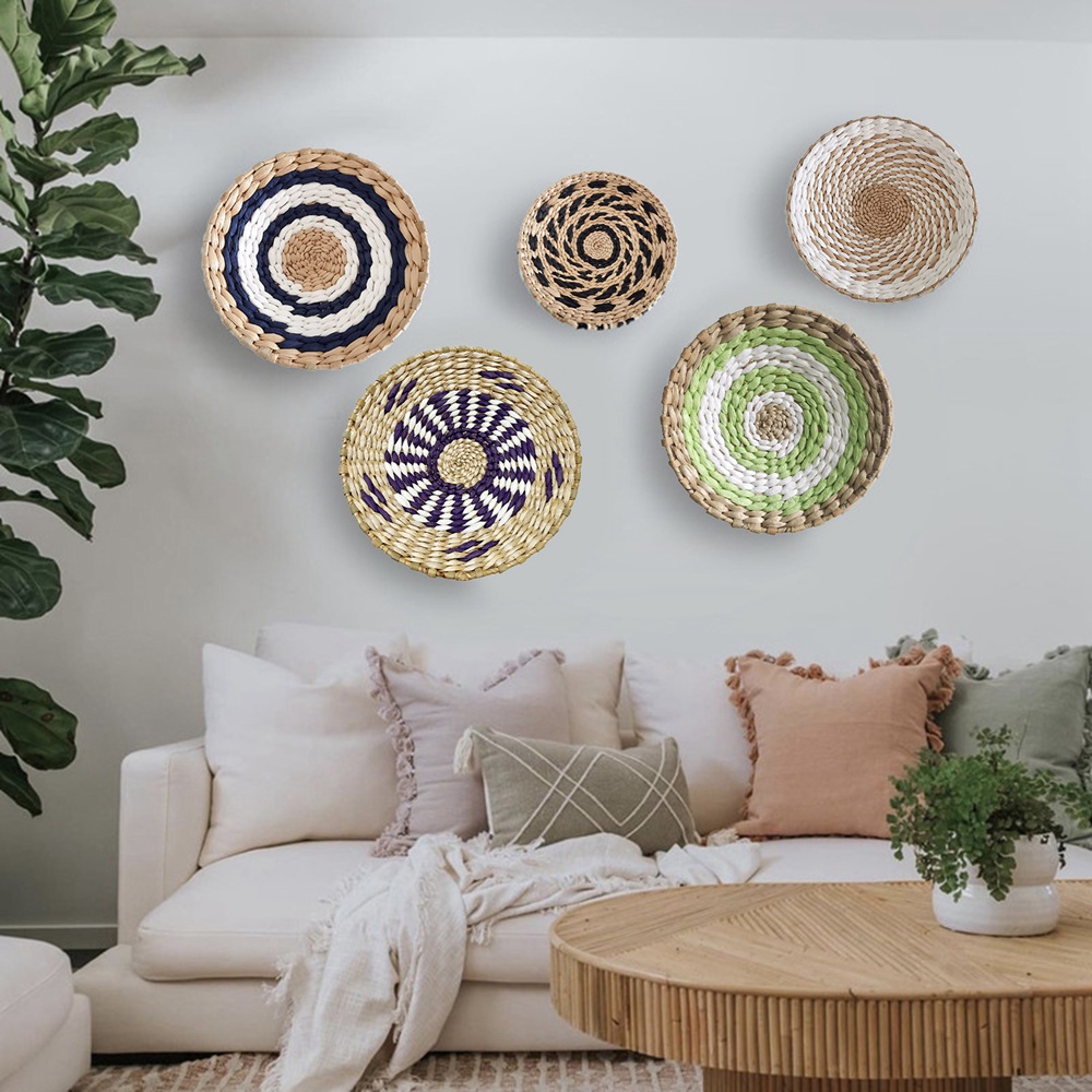 Snapshot of Apartment Decor With Natural Woven Wall Decor