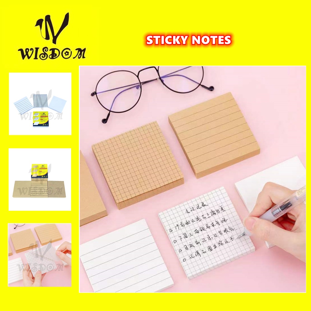 WISDOM 3IN1 STICKY NOTE (76X76mm/300sheets) | Shopee Philippines